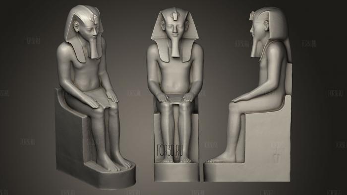 Amenhotep III stl model for CNC